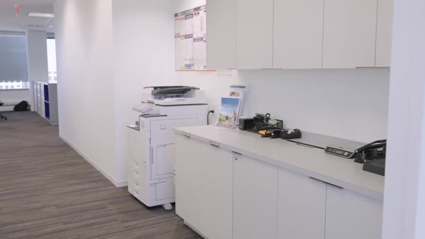 Multifunction copier in a business office